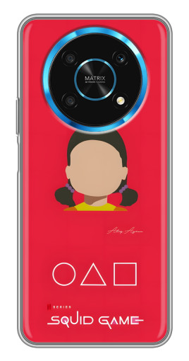 Чехол с картинкой "Лицо куклы" для Huawei Honor Magic 5 Lite 5G