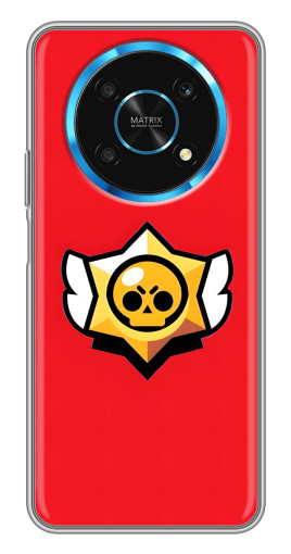 Чехол с картинкой "Лого на красном" для Huawei Honor Magic 5 Lite 5G