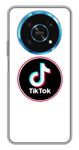 Чехол с печатью "Лого Тик Ток" для Huawei Honor Magic 5 Lite 5G