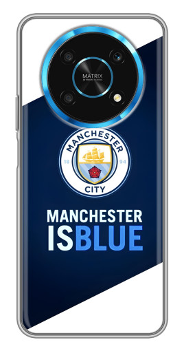 Чехол с принтом "Manchester is Blue" для Huawei Honor Magic 5 Lite 5G