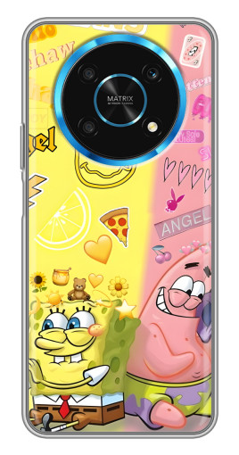 Силиконовый чехол с изображением "Модный разговор" для Huawei Honor Magic 5 Lite 5G