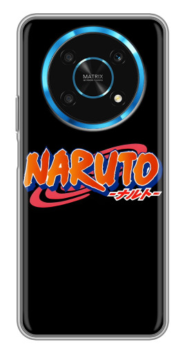 Силиконовый чехол с изображением "Надпись Naruto" для Huawei Honor Magic 5 Lite 5G