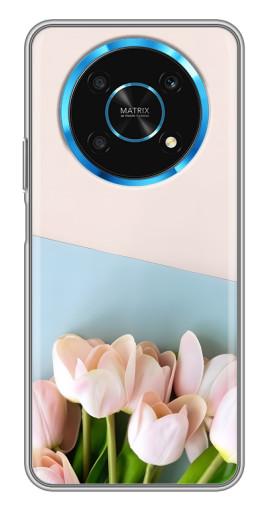 Силиконовый чехол с изображением "Нежные тюльпаны" для Huawei Honor Magic 5 Lite 5G
