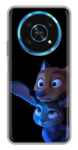 Чехол с принтом "Ник и Джуди" для Huawei Honor Magic 5 Lite 5G