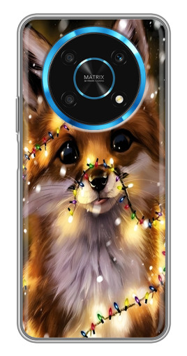 Чехол с картинкой "Новогодний лесенок" для Huawei Honor Magic 5 Lite 5G