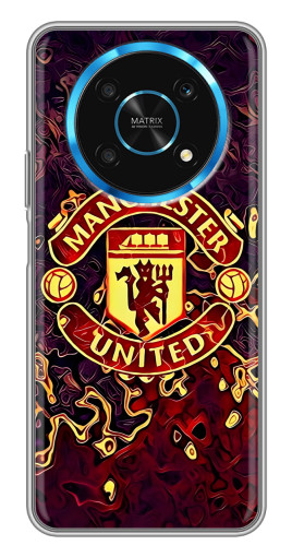Чехол с принтом "Огненный Манчестер" для Huawei Honor Magic 5 Lite 5G