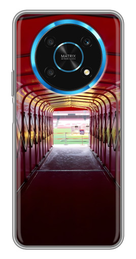 Силиконовый чехол с изображением "Подтрибунная с Олд Трафорд" для Huawei Honor Magic 5 Lite 5G