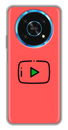 Чехол с печатью "Рисованная кнопка" для Huawei Honor Magic 5 Lite 5G