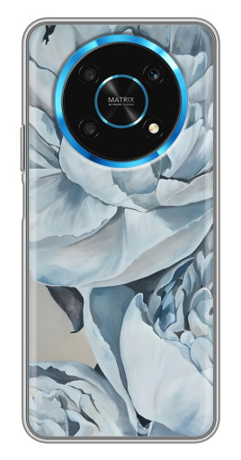 Чехол с картинкой "Рисунок пионы" для Huawei Honor Magic 5 Lite 5G