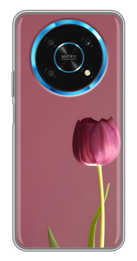 Чехол с печатью "Розовый тюльпан" для Huawei Honor Magic 5 Lite 5G