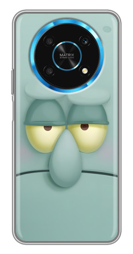 Чехол с печатью "Сквидвард" для Huawei Honor Magic 5 Lite 5G