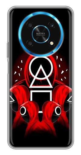 Чехол с печатью "Солдаты с игры кальмара" для Huawei Honor Magic 5 Lite 5G