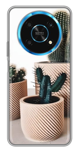 Чехол с принтом "стильные кактусы" для Huawei Honor Magic 5 Lite 5G