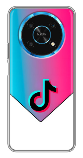 Силиконовый чехол с изображением "Tiktok Logo" для Huawei Honor Magic 5 Lite 5G