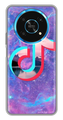 Чехол с принтом "ТикТок мраморный" для Huawei Honor Magic 5 Lite 5G