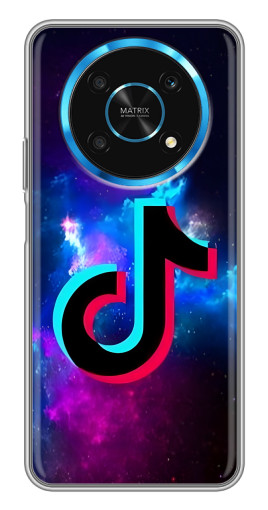 Силиконовый чехол с изображением "ТикТок в космосе" для Huawei Honor Magic 5 Lite 5G