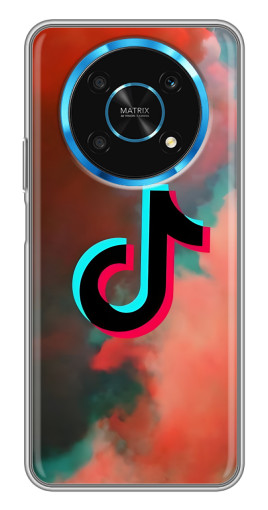 Чехол с принтом "ТикТок в тучах" для Huawei Honor Magic 5 Lite 5G
