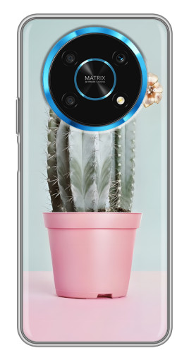 Чехол с печатью "Цветущий кактус" для Huawei Honor Magic 5 Lite 5G