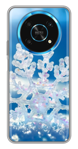 Чехол с печатью "Яркая снежинка" для Huawei Honor Magic 5 Lite 5G