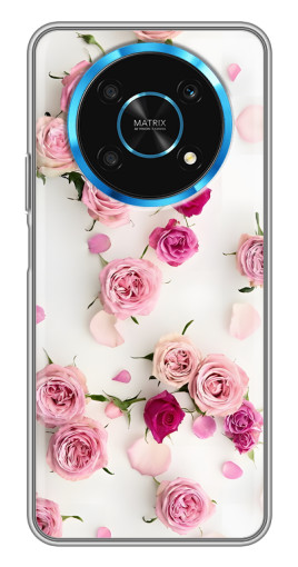 Чехол с печатью "Яркие розы" для Huawei Honor Magic 5 Lite 5G