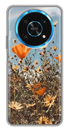 Чехол с печатью "Желтые цветы" для Huawei Honor Magic 5 Lite 5G