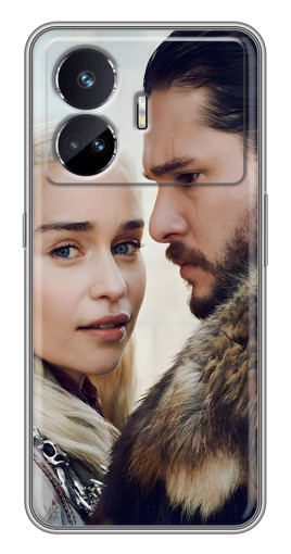 Силиконовый чехол с изображением "Дейнерис и Сноу" для Realme GT5