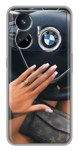 Чехол с принтом "Девушка в БМВ" для Realme GT5