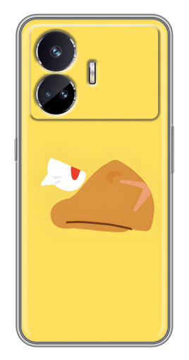 Силиконовый чехол с изображением "Gold Crow" для Realme GT5