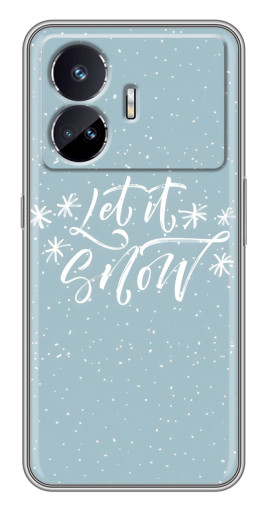Чехол с принтом "Let it Snow" для Realme GT5