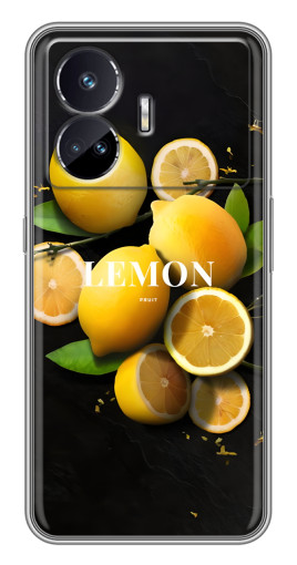 Чехол с принтом "Лимон на черном" для Realme GT5