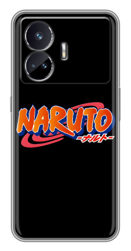 Силиконовый чехол с изображением "Надпись Naruto" для Realme GT5