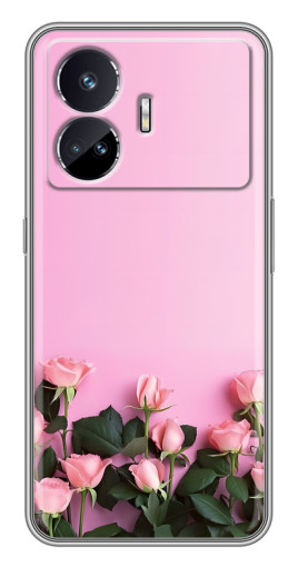 Чехол с картинкой "Нежные розы" для Realme GT5
