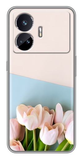 Силиконовый чехол с изображением "Нежные тюльпаны" для Realme GT5