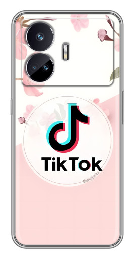 Чехол с картинкой "Нежный принт" для Realme GT5