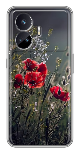 Чехол с печатью "Поле цветов" для Realme GT5