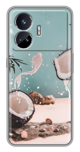 Чехол с картинкой "Половинки кокоса" для Realme GT5