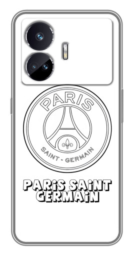 Силиконовый чехол с изображением "PSG логотип" для Realme GT5