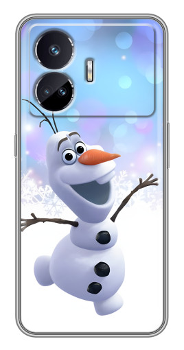 Чехол с принтом "Снеговик Олаф" для Realme GT5