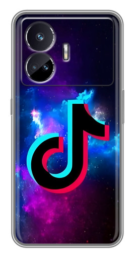 Чехол с картинкой "ТикТок в космосе" для Realme GT5