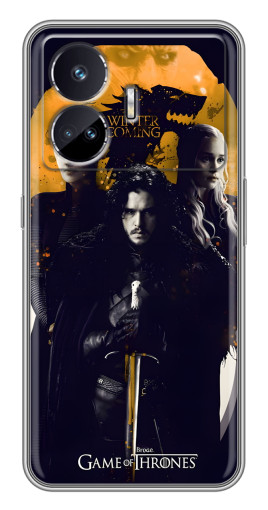 Силиконовый чехол с изображением "Winter Coming" для Realme GT5