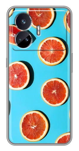 Силиконовый чехол с изображением "Яркие грейпфруты" для Realme GT5