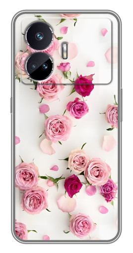 Чехол с печатью "Яркие розы" для Realme GT5