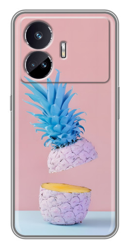 Силиконовый чехол с изображением "Яркий ананас" для Realme GT5