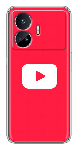 Чехол с принтом "YouTube Кнопка" для Realme GT5