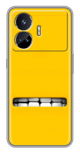 Силиконовый чехол с изображением "Зубы миньона" для Realme GT5