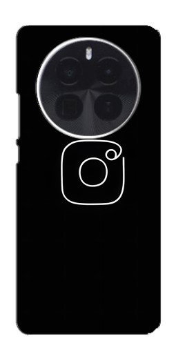 Силиконовый чехол с изображением "Инстаграм" для Realme GT5 Pro