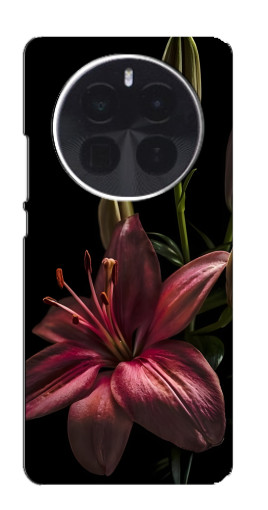 Чехол с картинкой "Красная лилия " для Realme GT5 Pro
