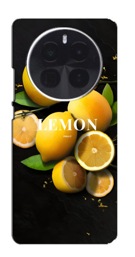 Чехол с картинкой "Лимон на черном" для Realme GT5 Pro