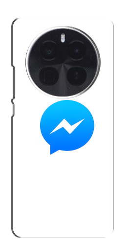 Силиконовый чехол с изображением "messenger logo" для Realme GT5 Pro