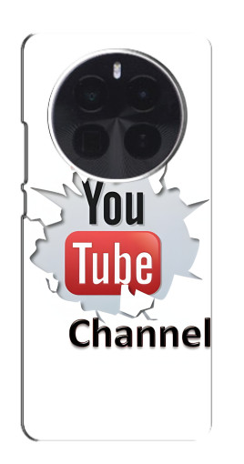 Чехол с принтом "My YouTube" для Realme GT5 Pro